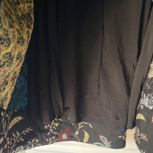 Floral Patchwork Strapless Dress - Picture 4 of 9